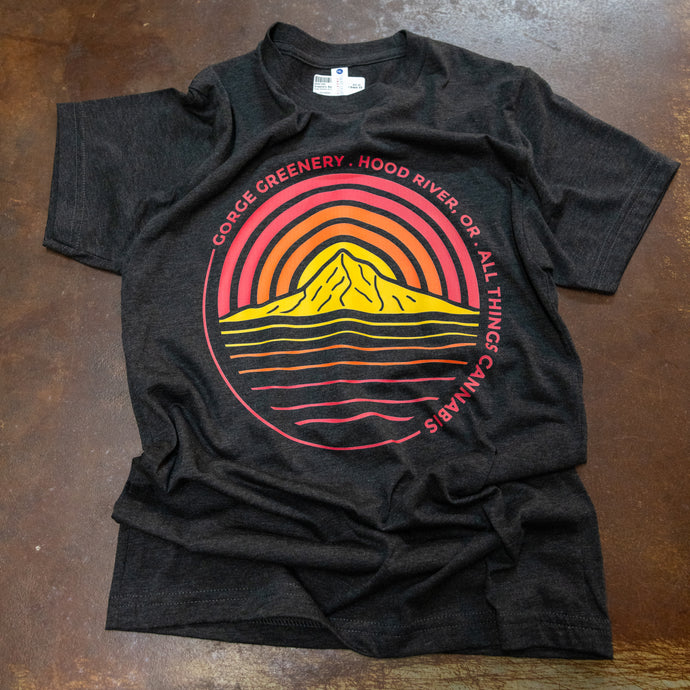 Sunset All Things Cannabis T-Shirt Black