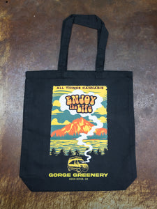 Gorge Greenery Enjoy The Cannabis Life Hood River Tote