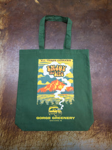 Gorge Greenery Enjoy The Cannabis Life Hood River Tote