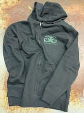 Sunset All Things Cannabis Zip-Up Hoodie Black