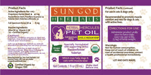 Sun God Organic Pet Hercules Muscle Relief Pet Oil 250mg