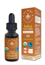 Night Support Indica Tincture 500mg CBD - Sun God USDA Certified Organic